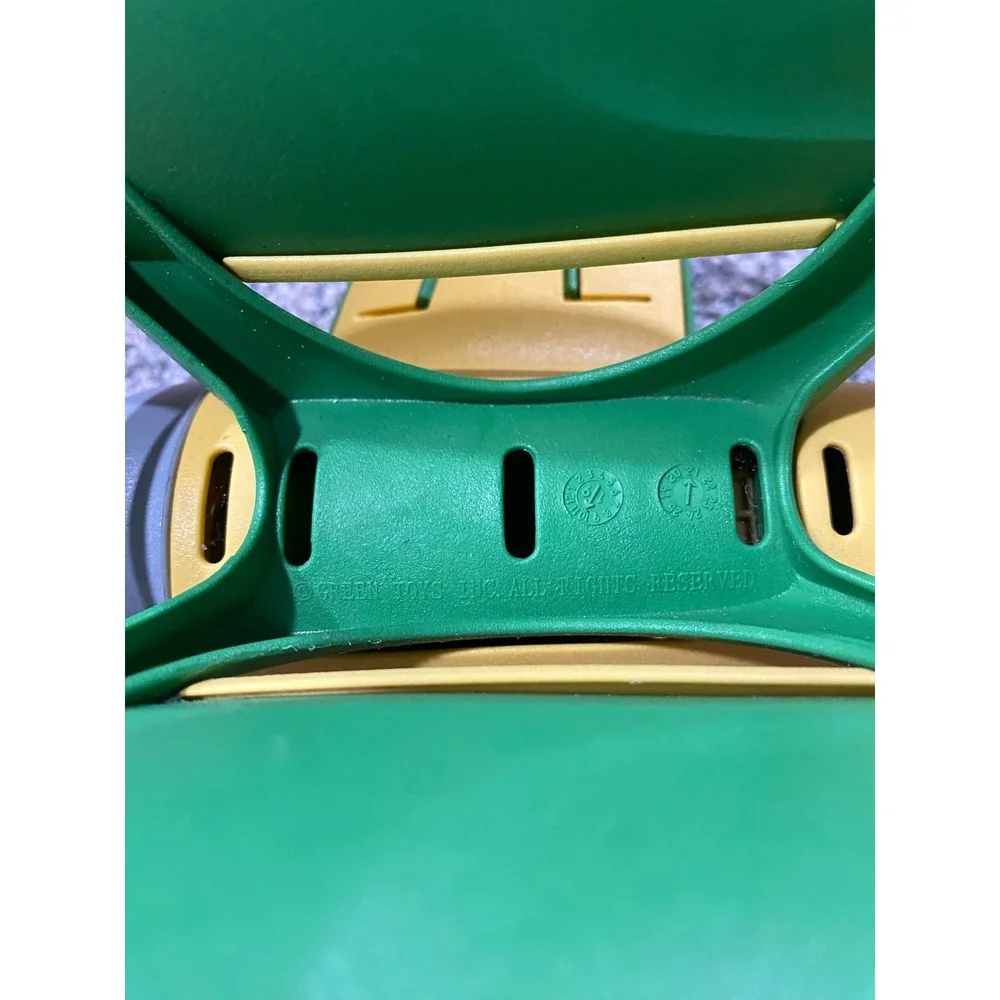 Green Toys Seaplane Green and Yellow Recycled Plastic Water Toy Made in USA